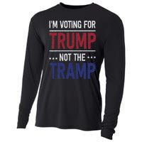 IM Voting For Trump Not The Tramp Cooling Performance Long Sleeve Crew