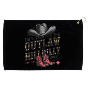 IM Voting For The Outlaw And The Hillbilly 2024 Retro Gift Grommeted Golf Towel