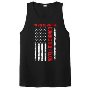 Im Voting For The Convicted Felon 2024 Usa Flag PosiCharge Competitor Tank