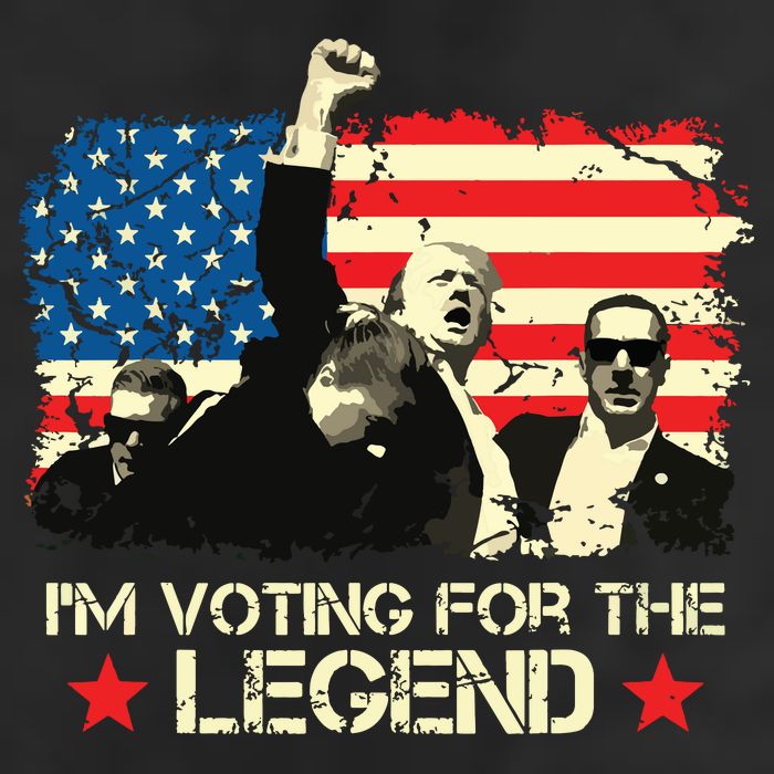 Im Voting For The Legend Trump American Flag Pennsylvania Hat