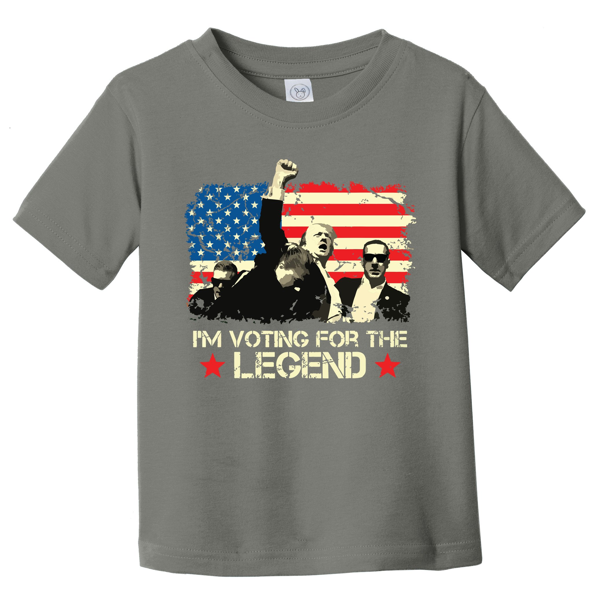 Im Voting For The Legend Trump American Flag Pennsylvania Toddler T-Shirt