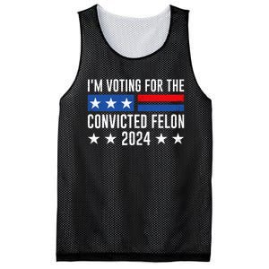 Im Voting For The Convicted Felon Trump Convicted Felon 2024 Mesh Reversible Basketball Jersey Tank