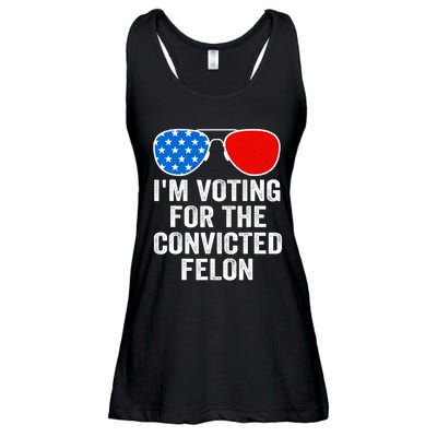 Im Voting For The Convicted Felon Funny Pro 2024 Ladies Essential Flowy Tank