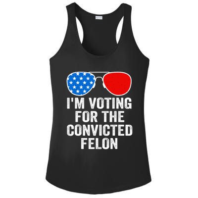 Im Voting For The Convicted Felon Funny Pro 2024 Ladies PosiCharge Competitor Racerback Tank