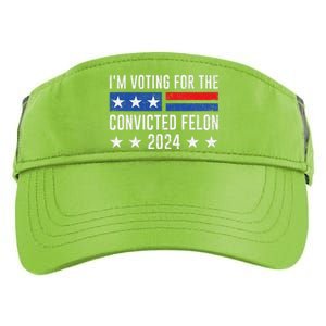 IM Voting Felon 2024 Voting For FeloniM Voting Felon Adult Drive Performance Visor