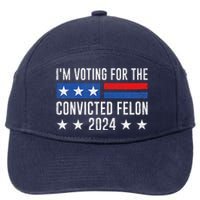 IM Voting Felon 2024 Voting For FeloniM Voting Felon 7-Panel Snapback Hat