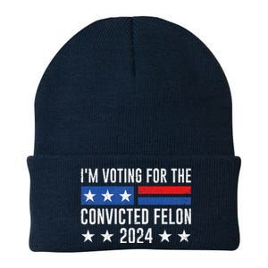 IM Voting Felon 2024 Voting For FeloniM Voting Felon Knit Cap Winter Beanie