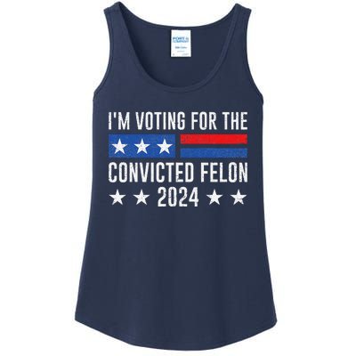 IM Voting Felon 2024 Voting For FeloniM Voting Felon Ladies Essential Tank