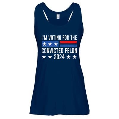 IM Voting Felon 2024 Voting For FeloniM Voting Felon Ladies Essential Flowy Tank