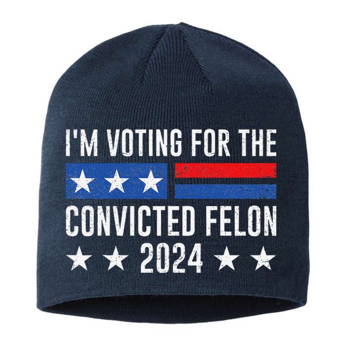 IM Voting Felon 2024 Voting For FeloniM Voting Felon Sustainable Beanie