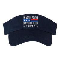 IM Voting Felon 2024 Voting For FeloniM Voting Felon Valucap Bio-Washed Visor