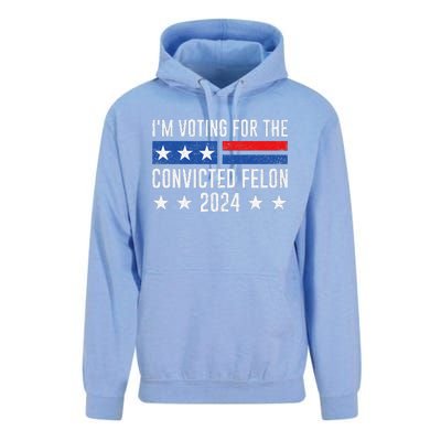 IM Voting Felon 2024 Voting For FeloniM Voting Felon Unisex Surf Hoodie