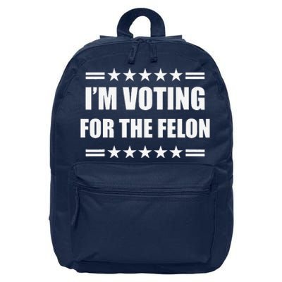 IM Voting For A Felon 16 in Basic Backpack