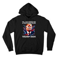 IM Voting Felon 2024 Voting For Felon Women Convicted Felon Hoodie