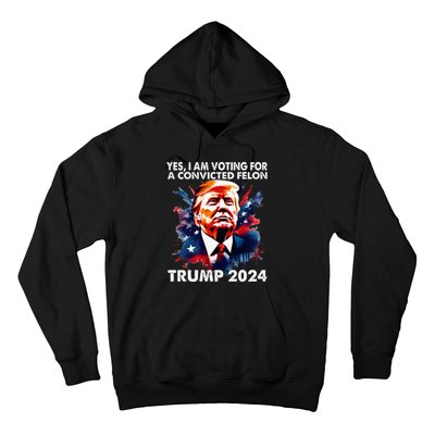 IM Voting Felon 2024 Voting For Felon Women Convicted Felon Hoodie