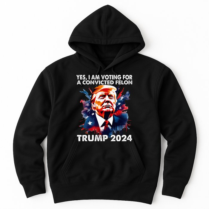 IM Voting Felon 2024 Voting For Felon Women Convicted Felon Hoodie