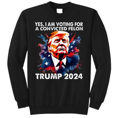 IM Voting Felon 2024 Voting For Felon Women Convicted Felon Sweatshirt