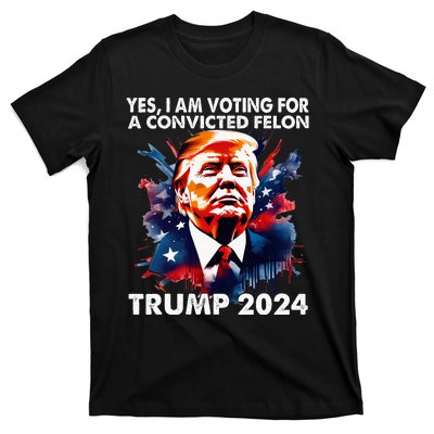 IM Voting Felon 2024 Voting For Felon Women Convicted Felon T-Shirt