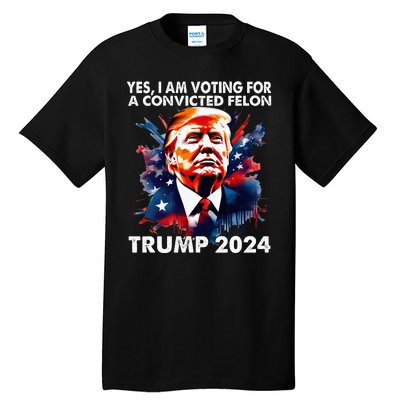 IM Voting Felon 2024 Voting For Felon Women Convicted Felon Tall T-Shirt