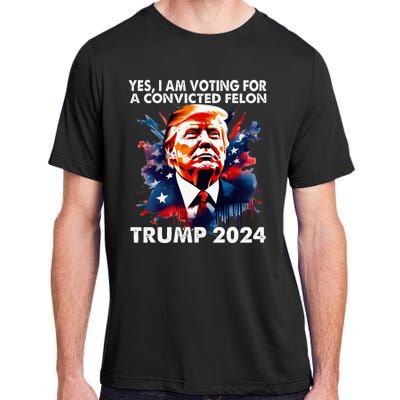 IM Voting Felon 2024 Voting For Felon Women Convicted Felon Adult ChromaSoft Performance T-Shirt