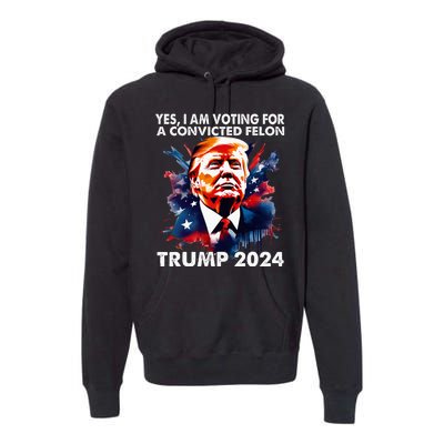 IM Voting Felon 2024 Voting For Felon Women Convicted Felon Premium Hoodie