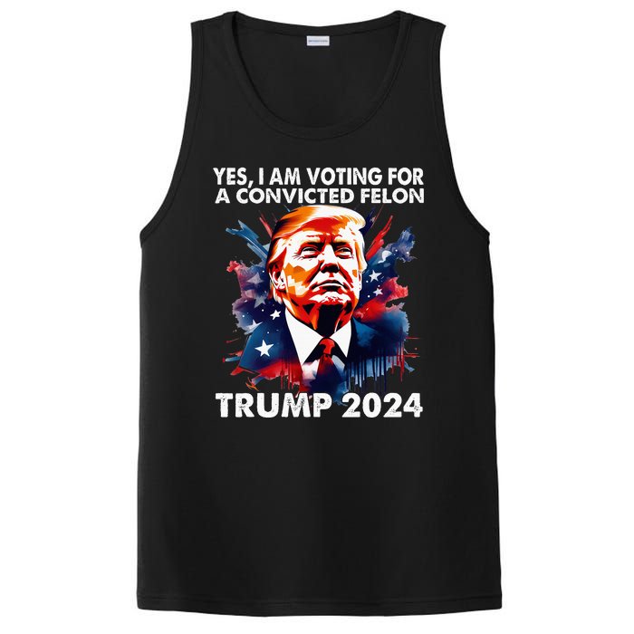 IM Voting Felon 2024 Voting For Felon Women Convicted Felon PosiCharge Competitor Tank