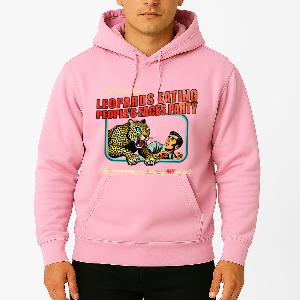 I Voted For The Leopards Eating PeopleS Faces Party Hoodie