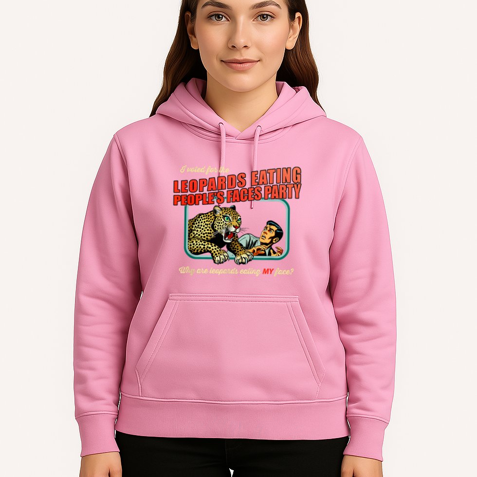 I Voted For The Leopards Eating PeopleS Faces Party Hoodie