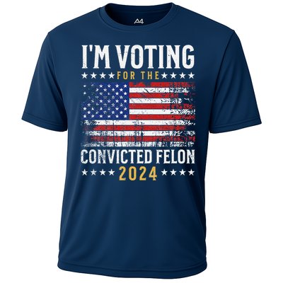 IM Voting Felon 2024 Voting For Felon S IM Voting Felon Cooling Performance Crew T-Shirt