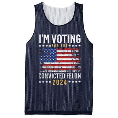 IM Voting Felon 2024 Voting For Felon S IM Voting Felon Mesh Reversible Basketball Jersey Tank