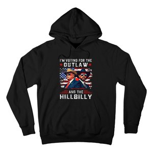 IM Voting For The Outlaw And The Hillbilly Trump Vance 2024 Hoodie