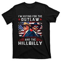 IM Voting For The Outlaw And The Hillbilly Trump Vance 2024 T-Shirt