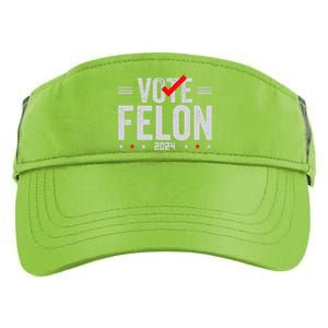 Im Voting For A Felon In 2024& Wo Vote Felon 2024 Adult Drive Performance Visor