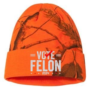 Im Voting For A Felon In 2024& Wo Vote Felon 2024 Kati Licensed 12" Camo Beanie