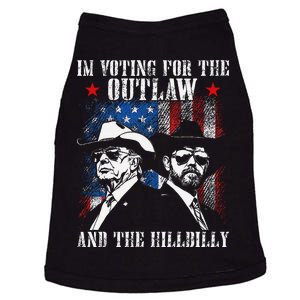 IM Voting For The Outlaw And The Hillbilly Trump Vance 2024 Doggie Tank