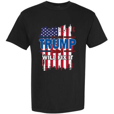 I Voted For The Felon; Funny Republican Trump 2024 I Voted Garment-Dyed Heavyweight T-Shirt