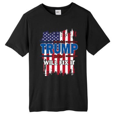 I Voted For The Felon; Funny Republican Trump 2024 I Voted Tall Fusion ChromaSoft Performance T-Shirt