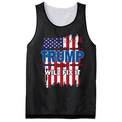 I Voted For The Felon; Funny Republican Trump 2024 I Voted Mesh Reversible Basketball Jersey Tank