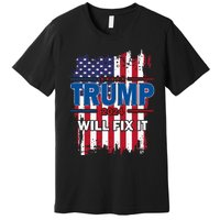 I Voted For The Felon; Funny Republican Trump 2024 I Voted Premium T-Shirt