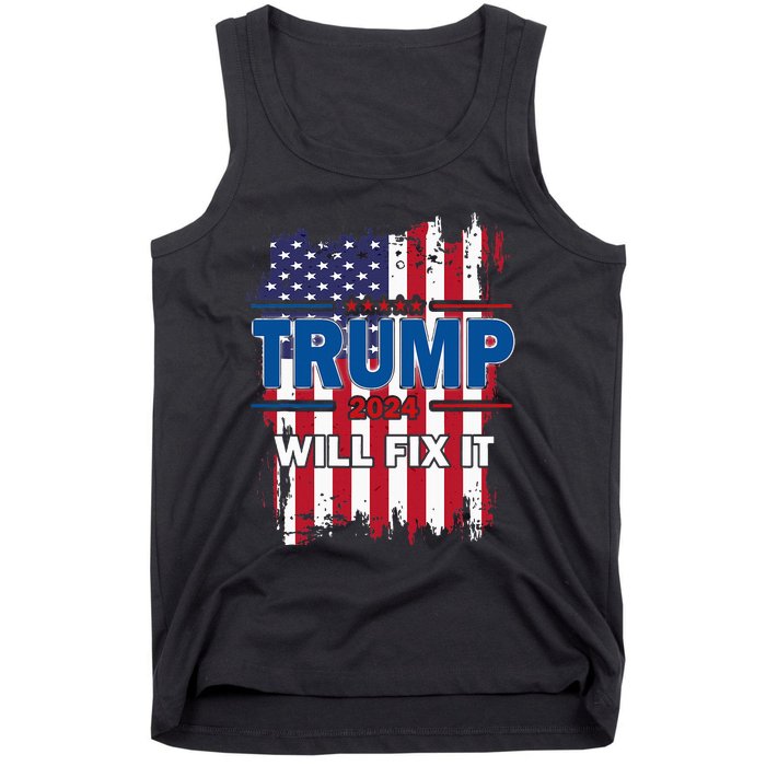 I Voted For The Felon; Funny Republican Trump 2024 I Voted Tank Top