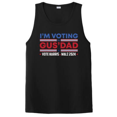 Im Voting For Gus Dad Vote Harris Walz 2024 Pres And Vice PosiCharge Competitor Tank