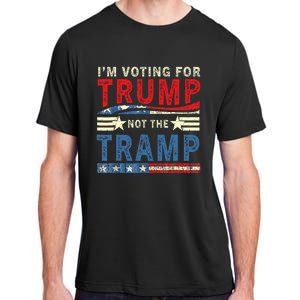 IM Voting For Trump Not The Tramp Trump Vance 2024 Adult ChromaSoft Performance T-Shirt