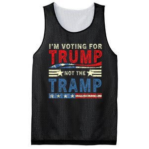 IM Voting For Trump Not The Tramp Trump Vance 2024 Mesh Reversible Basketball Jersey Tank