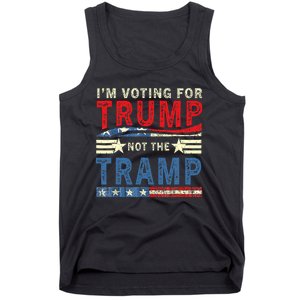 IM Voting For Trump Not The Tramp Trump Vance 2024 Tank Top