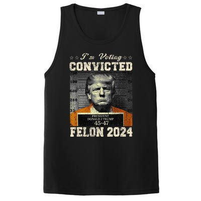 IM Voting For The Convicted Fellon 2024 Us Flag Protrump PosiCharge Competitor Tank