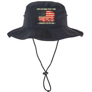 Im Voting For The Convicted Felon Funny Trump 2024 Legacy Cool Fit Booney Bucket Hat