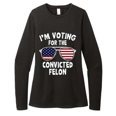 Im Voting For The Convicted Felon Womens CVC Long Sleeve Shirt