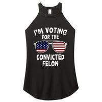 Im Voting For The Convicted Felon Women's Perfect Tri Rocker Tank