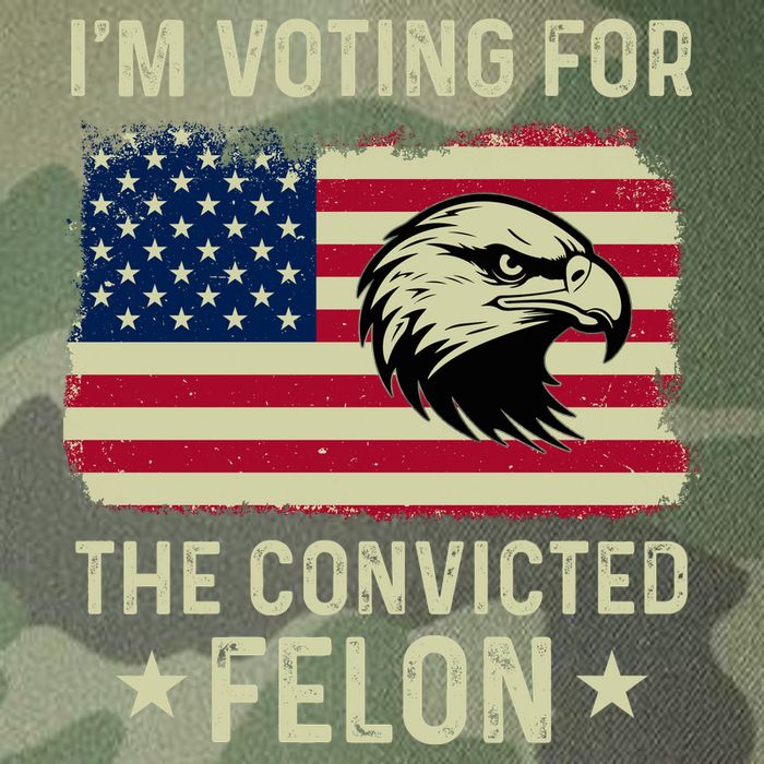 Im Voting For The Convicted Felon Usa Eagle Legacy Tie Dye Trucker Hat