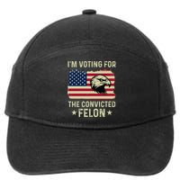 Im Voting For The Convicted Felon Usa Eagle 7-Panel Snapback Hat
